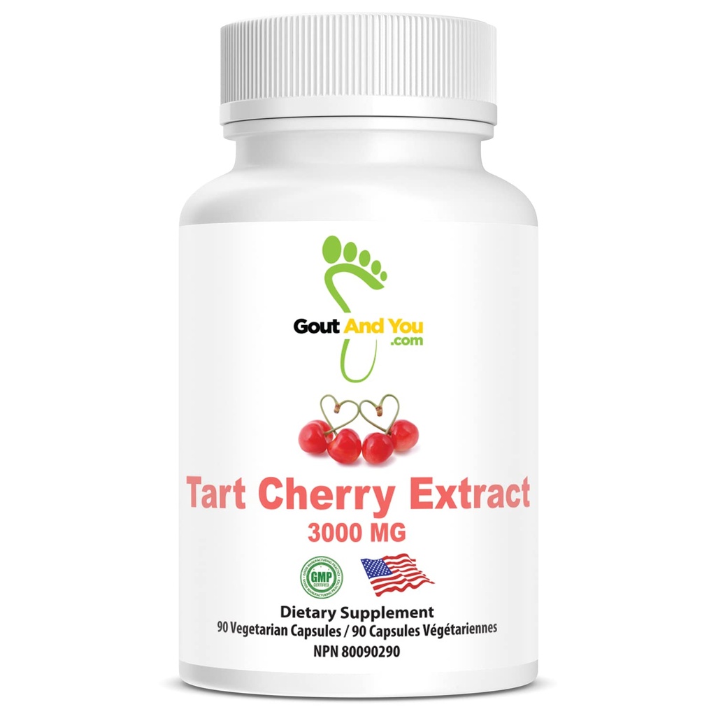 Got e você Tart Cherry Extract □ 3000 mg por serviço □ 90 Cápsulas vegetarianas