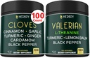 Pacote 7in1 Cloves Suplemento e 5in1 Valerian Root Supplement