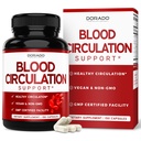 Suplementos de circulação de sangue com Diosmin e mais (150 cápsulas) Suplementos de fluxo de sangue para homens e mulheres - Aranha & Varicosas Veias para apoio Pernas - Vegan & Non GMO - 3o partido testado - EUA Made