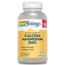 SOLARAY Cálcio Magnésio Zinco Suplemento - com cálcio 1000mg, Magnésio 500mg - Saúde Óssea, Função Músculo, Saúde do Coração e Apoio Imune - Vegan, 60 Dia Garantia, 68 Servimentos, 275 VegCaps