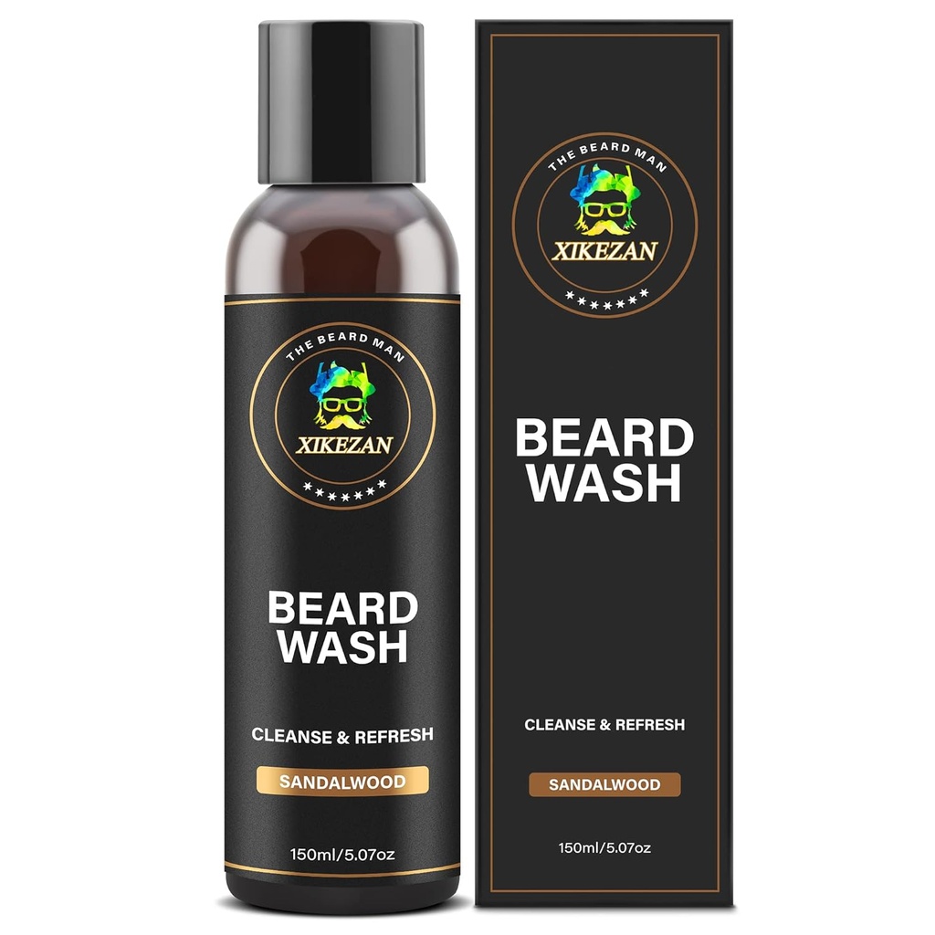 XIKEZAN Wash Shampoo W/Natural Biotin Argan & Jojoba Óleos Profundamente Limpa Suaviza Suaviza Suaviza & Fortalece,Natal meia recheios Pai Dia Presentes para homens Ele pai namorado Marido