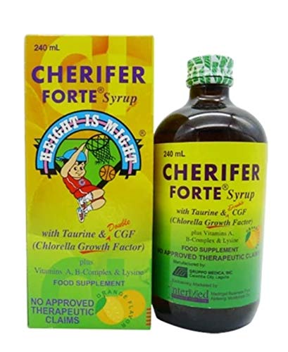 Xarope de forte CHERIFER com Taurine & duplo fator de crescimento de chlorela 240ml
