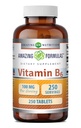 Fórmulas surpreendentes Suplemento Vitamina B6 100 Mg por serviço □ Comprimidos □ Não-GMO □ Sem Glúten □ Made in USA (1 Pack, 250 Count)