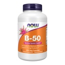 AGORA Suplementos, Vitamina B-50, Produção de Energia*, Saúde do Sistema Nervoso*, 250 Cápsulas Veg