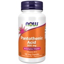 AGORA Alimentos Suplementos, Ácido Pantotênico (Vitamina B-5) 500 mg, vitamina B-Complexa, 100 Cápsulas