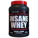 Loucura Labz Whey louco, 100% Muscle Building Whey Protein, BCAA perfil Amino, Mass Gainer, substituição de refeições (Cookies & Cream, 30 Servings)