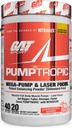 GAT Sport Pumptropic Mega-pump & Laser Focus Potente Melhorando Pó (Stimulant-Free), 40 Servings (Strawberry Mango)