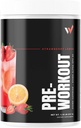 Peak Performance Best Pre Treino Pó: Mistura Energizante com l teanina, Beta-Alanine, Betaine Anhydrous, Alpha GPC & B-Vitaminas - Açúcar-Livre para Homens e Mulheres - Morango limão Flavor