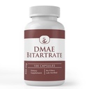 Ingredientes originais puros DMAE Bitartrate, (100 cápsulas) sempre puro, sem aditivos ou enchimentos, laboratório verificado