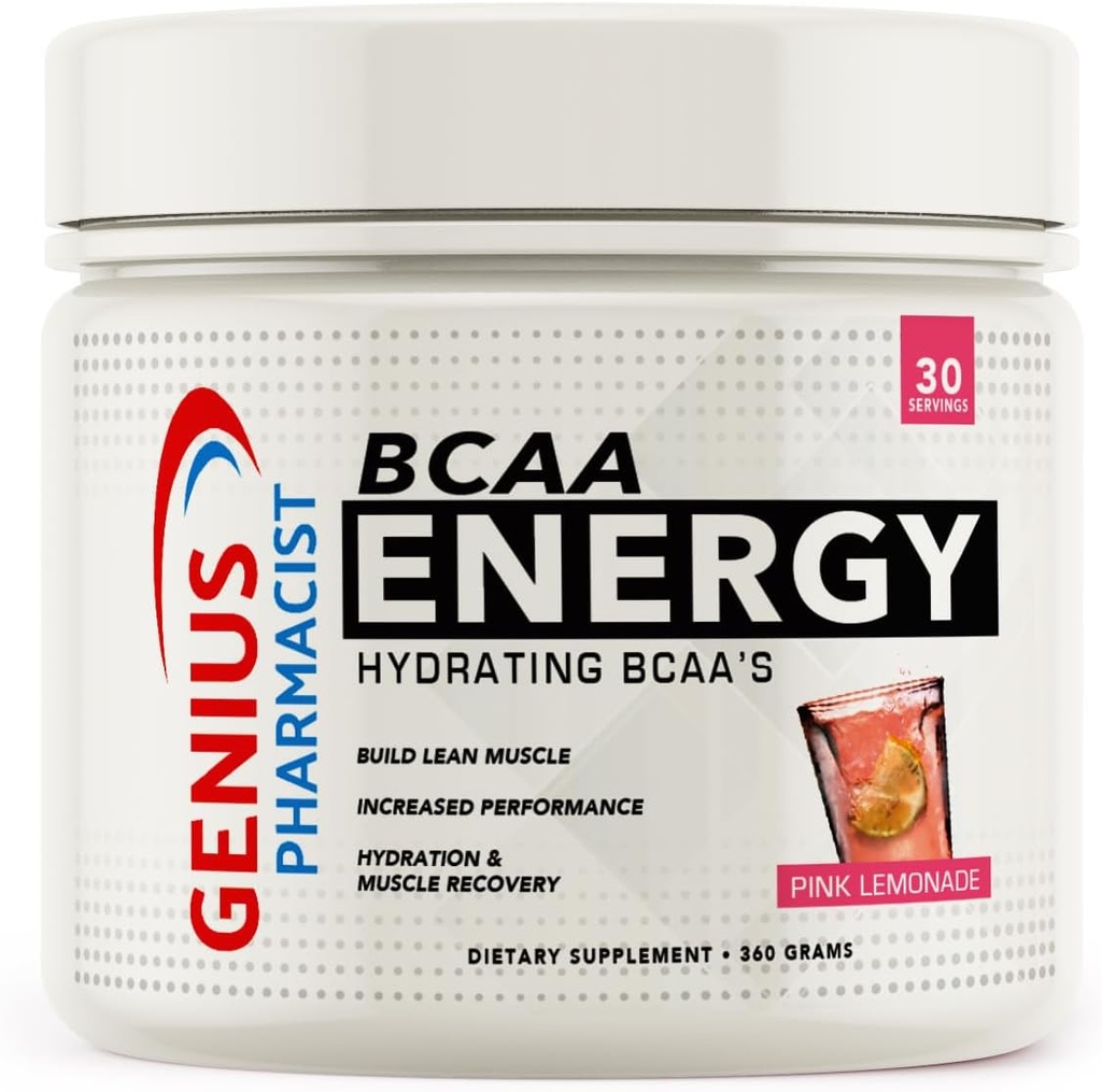 BCAA Energia Hidratando Limonada Rosa da BCAA - 30 Servings