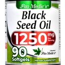 Lab □ Óleo de semente preta □ 1250 mg □ Cápsulas de óleo de semente preta □ Pílulas de óleo de semente preta puras □ 90 softgels de óleo de semente preta orgânica