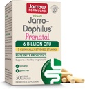 Jarrow Formulas® Jarro-Dophilus® Probióticos Pré-Natais para Mulheres, 6 bilhões de UFC, Suporta uma Gravidez Saudável, 30 cápsulas Veggie, 30 dias de fornecimento