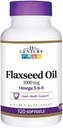 ikj Óleo de linhaça Omega 3-6-9 Suplemento dietético Softgels 1000mg 120 ct