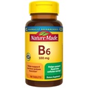 Vitamina B6 100 mg comprimidos, 100 contagem para a saúde metabólica