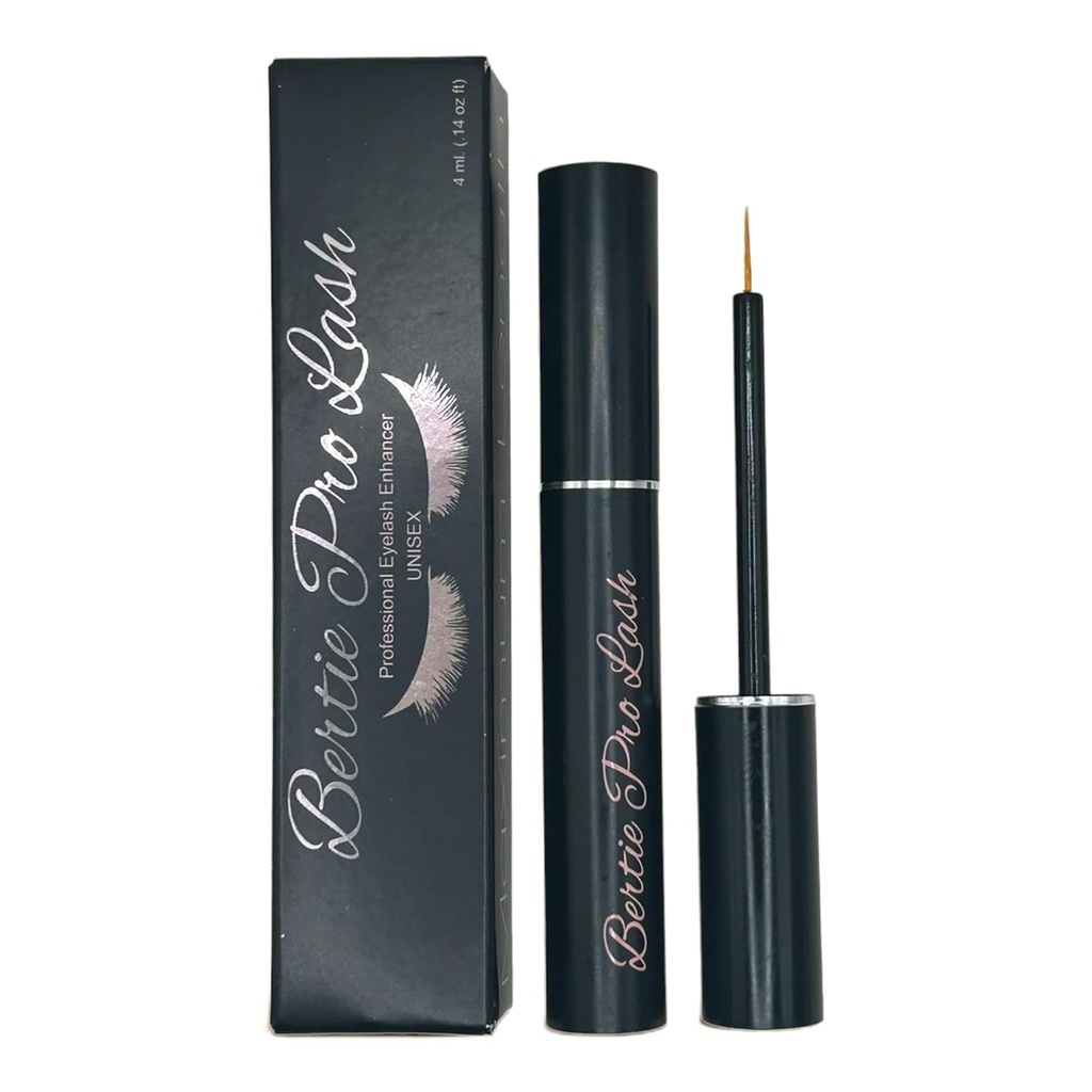 Bertie Pro Lash Enhancing Cílios e Crescimento da sobrancelha Serum de cabelo (4ml) Premium Make Up Vegan & Cruelty-free Tratamento para pestanas naturais, extensões e sobrancelhas.