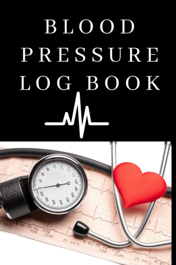 Livro de registro de pressão arterial : Fácil de usar diário de registro de pressão arterial para registrar e monitorar a pressão arterial para casa e viagem - 120 Páginas (6" x 9" polegadas): Livro de registro de pressão sanguínea para rastreamento diário