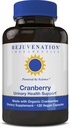 Rejuvenescimento Terapêutico Cranberry Orgânico 160:1 Extrato (45 mg PAC = 40,000 mg de Fresh Cranberry) - O Extrato Mais Potente Cranberry (120 cápsulas Vegan, livre de açúcar, sem soja)