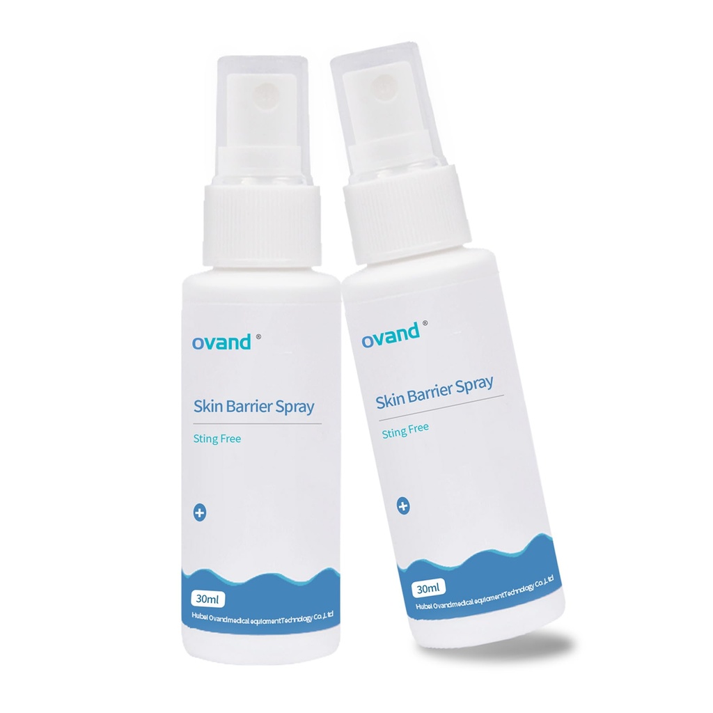 60ml Ostomy Skin Barrier Spray, No-Alcohol No-Sting Ostomy Care Skin Barrier Spray Colostomy Suprimentos Acessórios