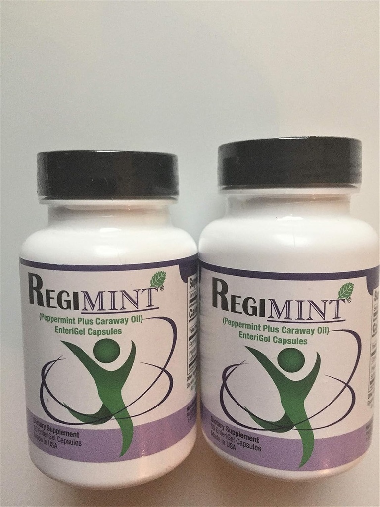 Óleo de hortelã-pimenta Plus Caraway Enteric Caps. IBS (2-pack/120ct) (2)