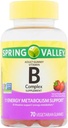 Spring Valley B-Complexo adulto Gummy 70 Conde - Natural Wild Strawberry Flavor (Packaging May Vary)