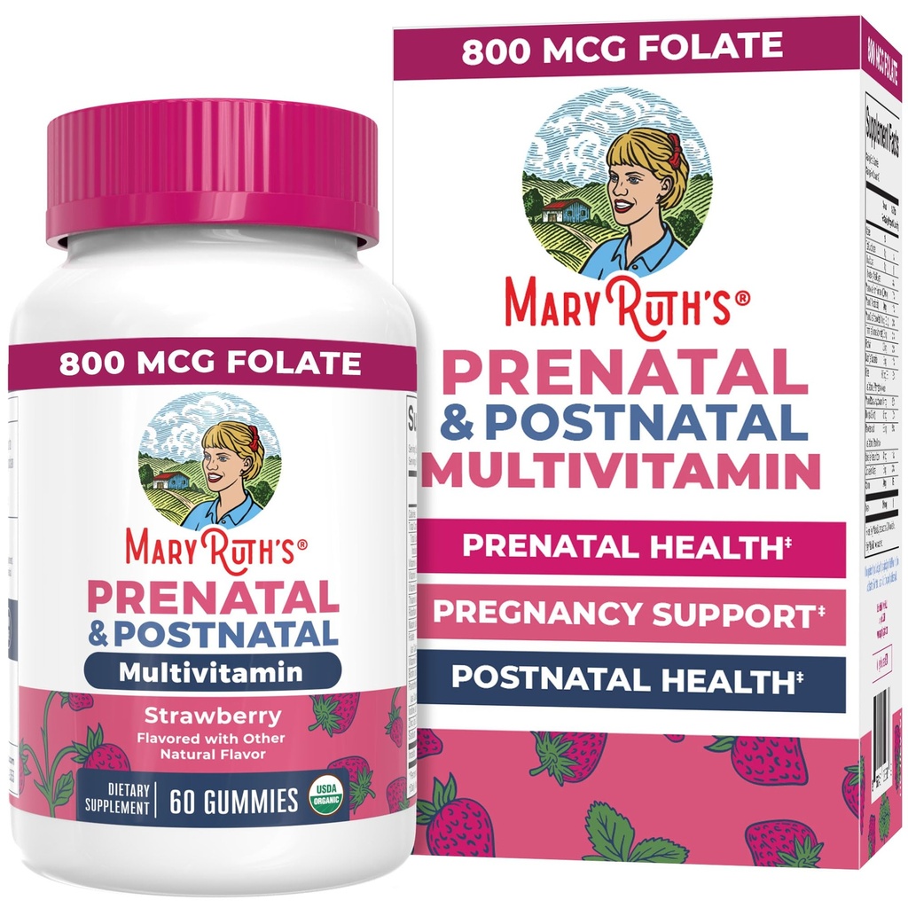 MaryRuth Orgânicos Vitaminas pré-natais para as mulheres