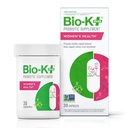 Bio K+ Women’s Health – Suplemento Probiótico para Mulheres Suporta Saúde Vaginal e Urinária com 2 bilhões UFC 2 Strains, Probióticos Vaginais para Mulheres – 30 Cápsulas