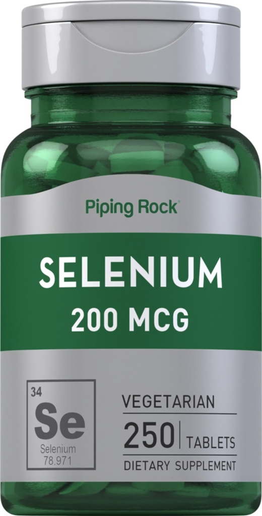 Selênio de rocha de tubagem 200mcg 250 comprimidos
