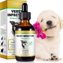 Tratamento da infecção pelo fermento para cães, tratamento da infecção do ouvido do cão Suporta alívio saudável do prurido, alívio da inflamação, alívio da alergia e mais 2 onças