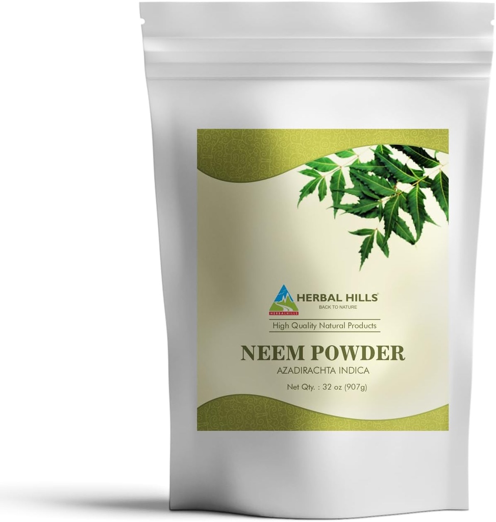 HERBAL HILLS Neem Powder Azadirachta Indica □ 32 Oz