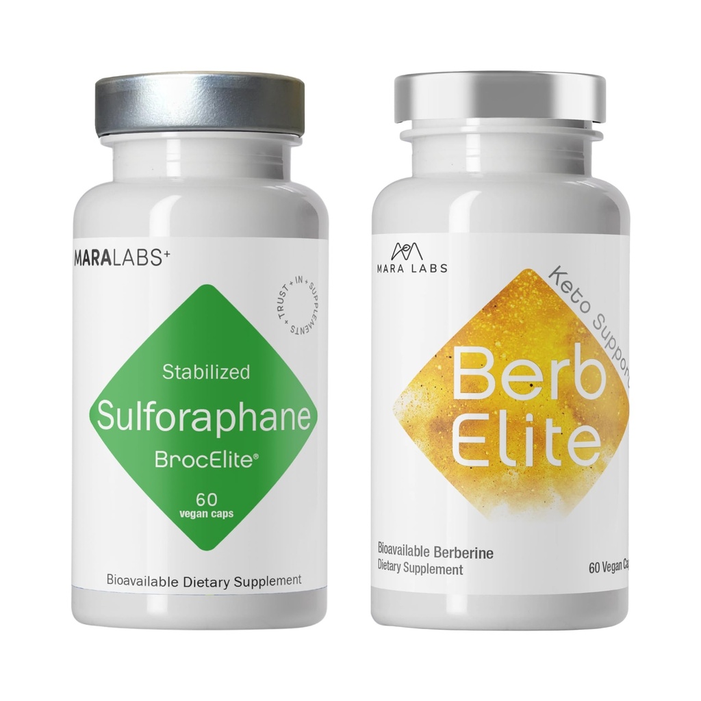 Mara Labs Plus, 60 Cápsulas e BerbElite, 60 Cápsulas