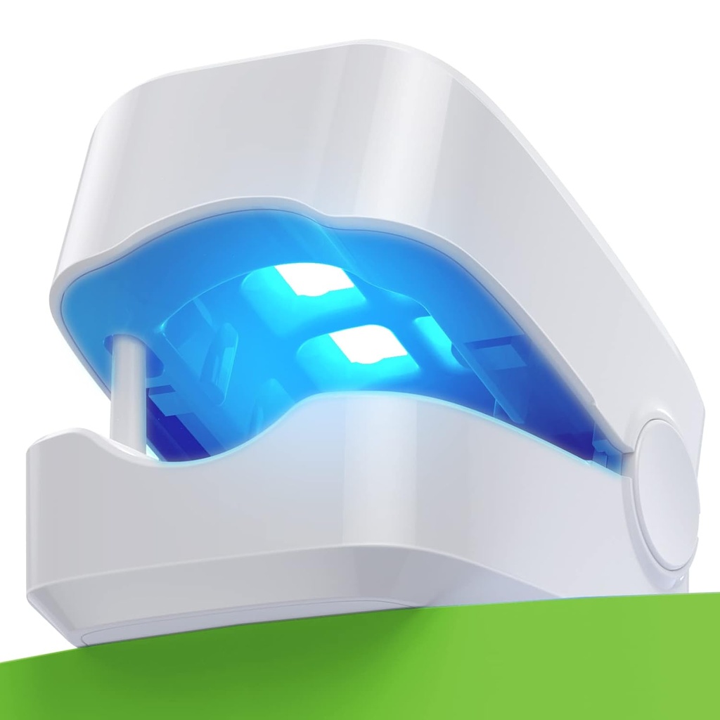 Luz de Fungos de unhas para unhas, Luz azul altamente eficaz para derrotar onicomicose, solução de fungos de unhas revolucionária fácil de usar em casa, idosos