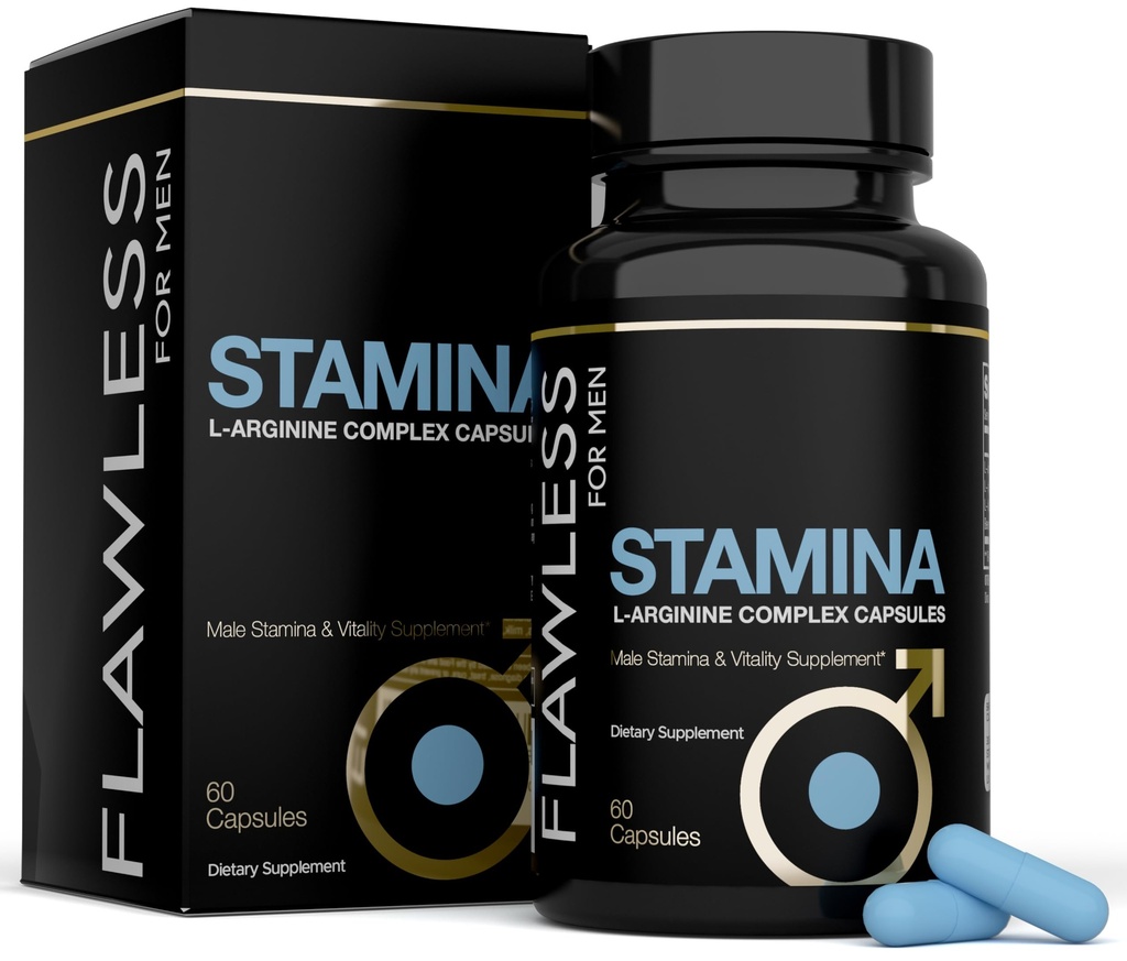 Stamina □ Extra Firme Difícil em comprimidos □ Atuação rápida L-Arginina, L -Citrulina & Nitric Oxide Suplemento para homens □ Promove Vitalidade masculina, fluxo de sangue e resistência □ 60 Cápsulas