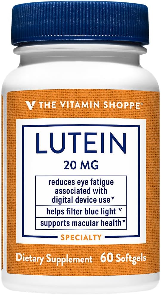 A Vitamina Shoppe Lutein 20 MG (60 Softgels)