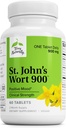 Terry Naturalmente St John's Wort 900-60 Comprimidos - Fornece dose clínica completa - Não-GMO, Vegan, Gluten Free - 60 Servings