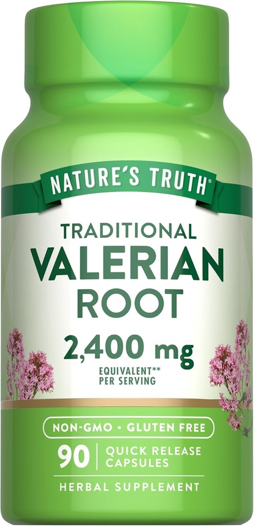 Verdade da Natureza Raiz Valeriana 1200 mg Suplemento 90 ea (Pacote de 3)