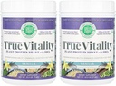 Alimentos verdes Verdadeira Vitalidade Planta Protein Shake, Baunilha, 25.2 Onça (Pacote de 2)