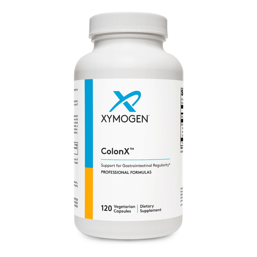 XYMOGEN ColonX Supplement - Citrato de Magnésio, Cabo Aloe, + Cápsulas Triphala para Saúde Digestiva - Suplemento de Magnésio - Gut Cleanse + Suporte de Gut (120 Cápsulas)