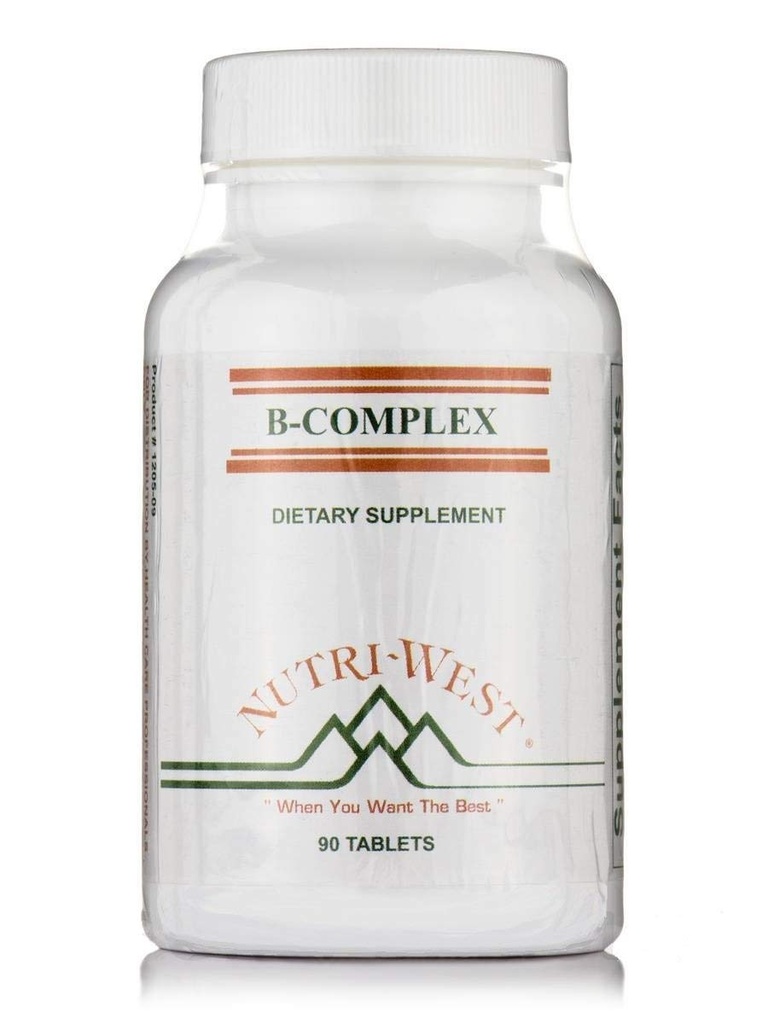 B-Complexo - 90 Comprimidos por Nutri West