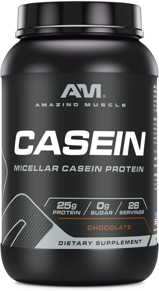 Extraordinário muscular proteína de caseína em pó , chocolate sabor , 25 G proteína , 2 Lb (907 G) , Não-GMO , Made in USA