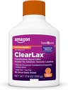 Cuidado básico ClearLax Polietileno Glicol 3350 Pó para Solução, Aroma laranja, Laxante osmótico, Macio de fezes, Alivia Obstipação ocasional, 1,11 libra (Pacote de 1)