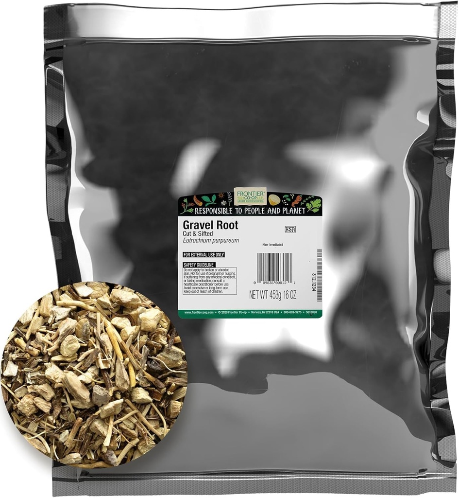 Frontier Co-op cortar e peneirado Wildcrafted cascalho raiz 1lb