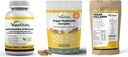 Vegan Vitality Booster Suplementos Bundle - Vegan multivitamins, Colágeno e Super Cogumelo Complexo. Fórmula planta-baseada de alta força para a saúde geral para vegans e vegetarianos