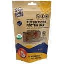Yogi Super Foods Maca Protein Bares com Cacao para Energia Saudável - Raw, Vegan, Glúten livre, Baixo Glicêmico Superalimentos Snack Bares de Alimentos com Proteína Planta, Pó de cacau e Granola - 4 Bares
