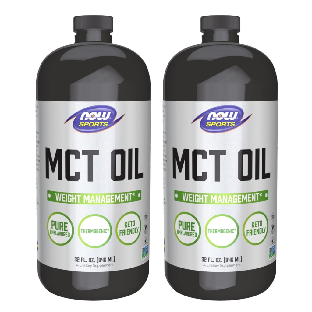 Agora Alimentos MCT Oil, 32 Onça (Pacote de 2) (embalar pode variar)