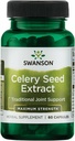 Swanson Superior Herbs - Extrato de Sementes de Aipo - Dosagem máxima - 150 mg 60 Cápsulas