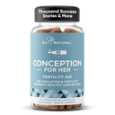 Concepção Suplementos de fertilidade para as mulheres – Ovulação Aids, equilíbrio hormonal, e ciclos regulares – Suporte Vitamina pré-natal com Myo-Inositol, Folato, Ácido Fólico, Vitex – 60 Cápsulas Macio Vegetariano