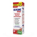 Gel de queima de emergência Alocano Max, 4% de cloreto de lidocaína, .13% de cloreto de benzalcónio, alívio máximo de força, alívio de comichão, para queimaduras solares, cozinha, radiação, química, queimaduras de primeiro grau, 4 Fl Oz