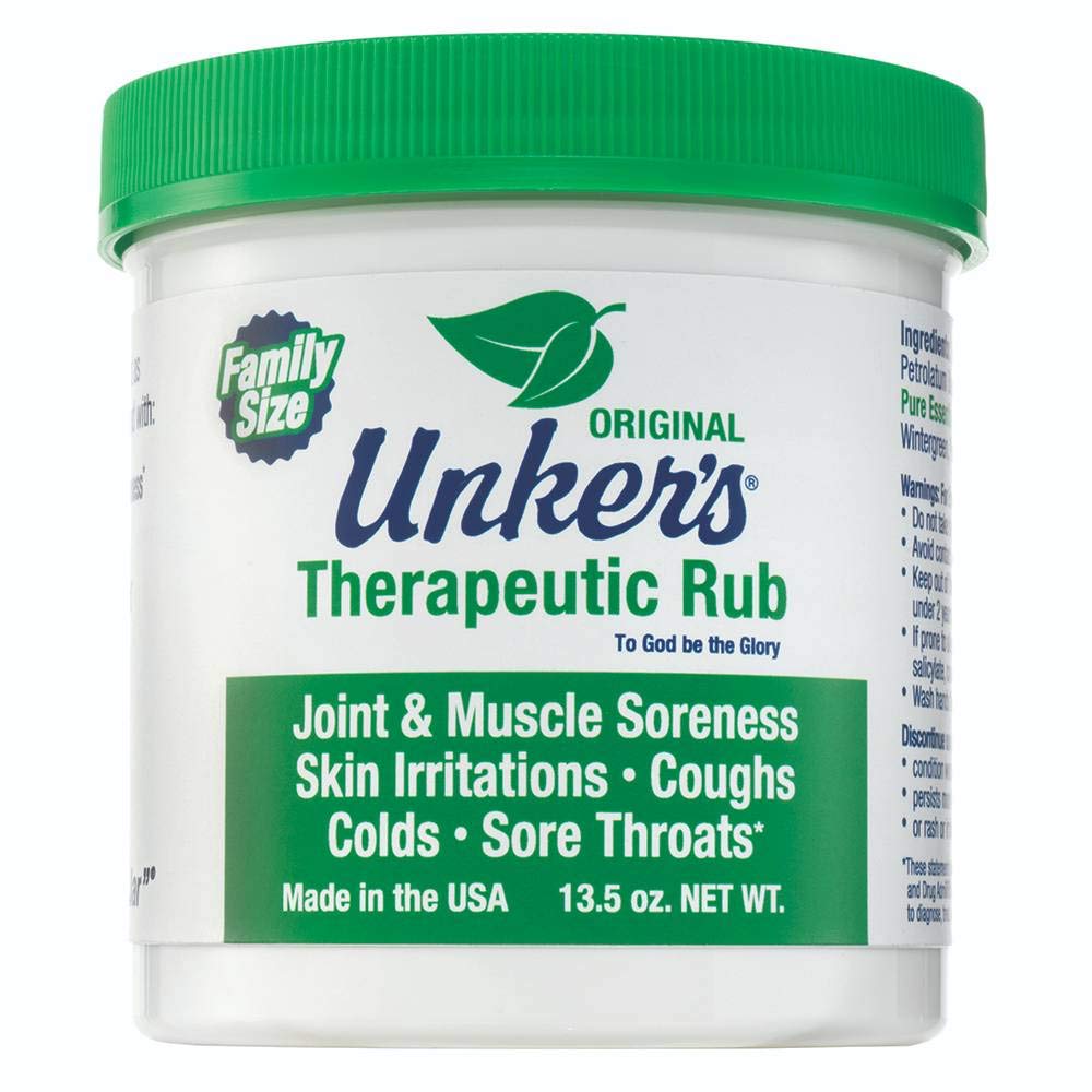 Desmancha Rub terapêutico para dor articular, músculos doloridos, creme de queimadura, ou acalmar sua tosse 13,5 onças