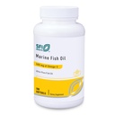 Klaire Labs SFI Health Marine Fish Oil - Ultra Pure 300 Milligrams EPA & 200 Milligrams DHA Omega 3 Óleo de peixe sem sabor sem gosto de peixe, livre de colesterol e sem glúten (100 Softgels)
