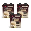 Atkins Coffee Vanilla Latte Protein Shake, 15g Protein, Low Glycemic, 4g Net Carb, 1g Sugar, Keto Friendly, 12 pacotes de 11 fl Oz